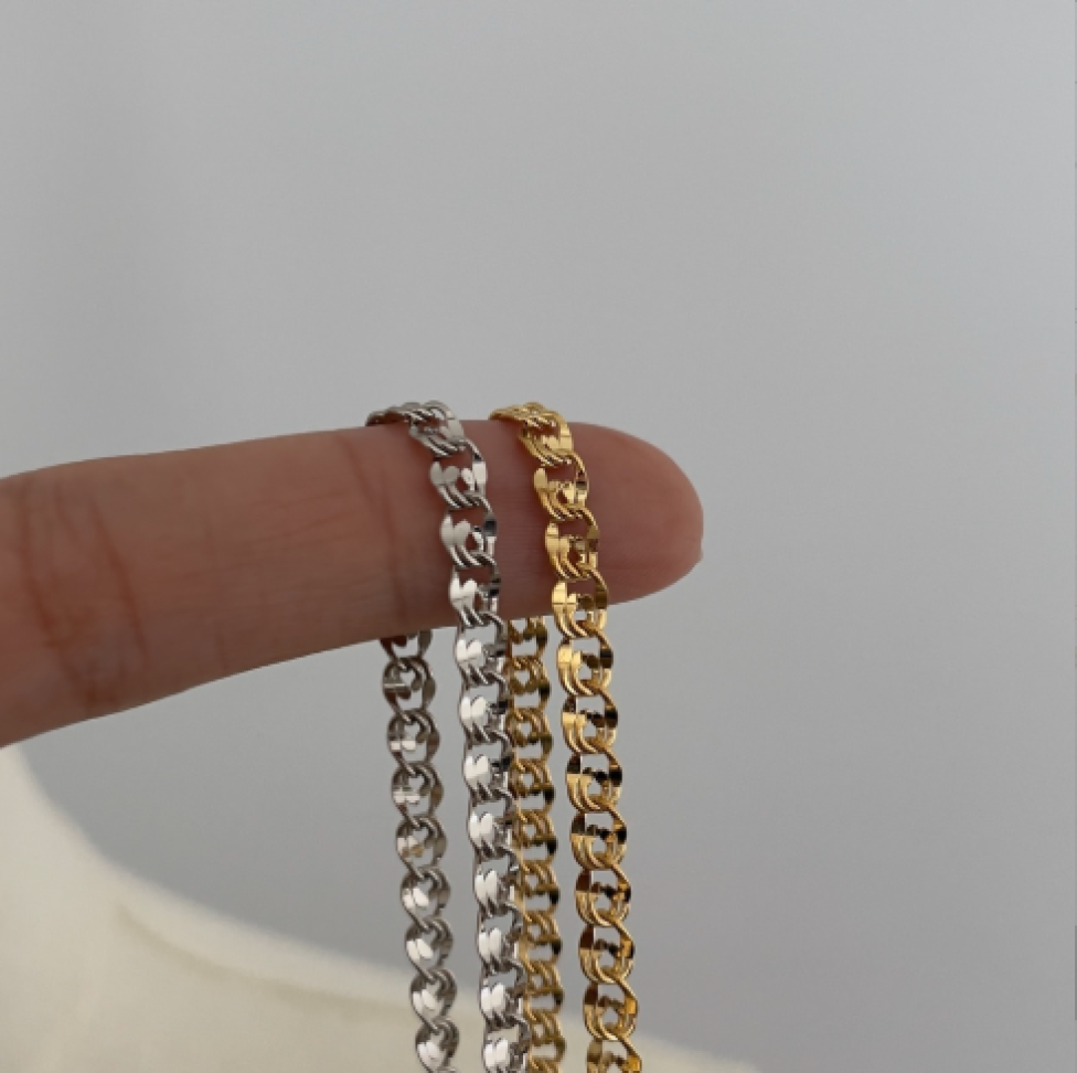 Colar Choker Elo Diamantado