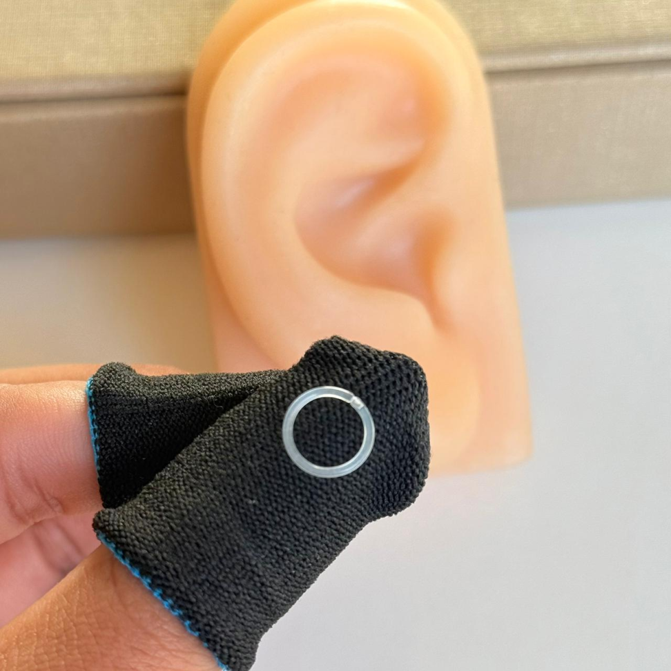 Piercing Argola Segmentada 8mm | Bioflex