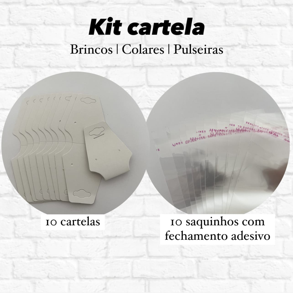 Kit Cartela Gravata