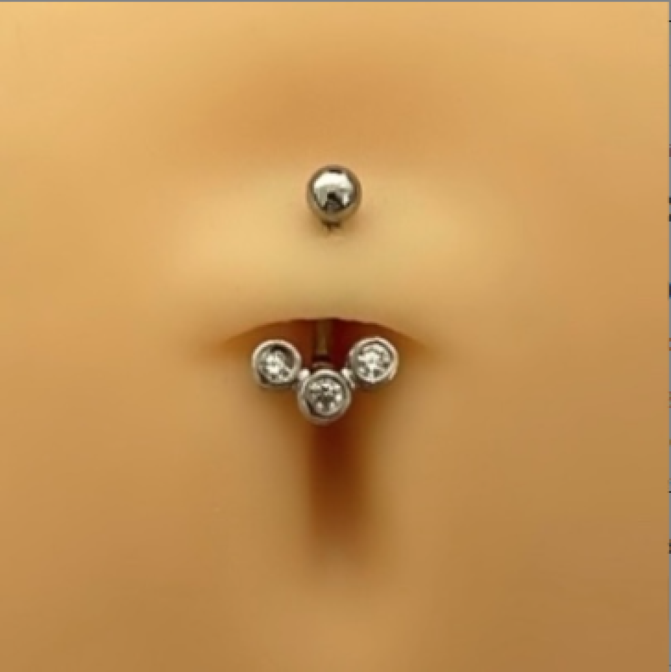 Piercing Barbell Adorno Trinity