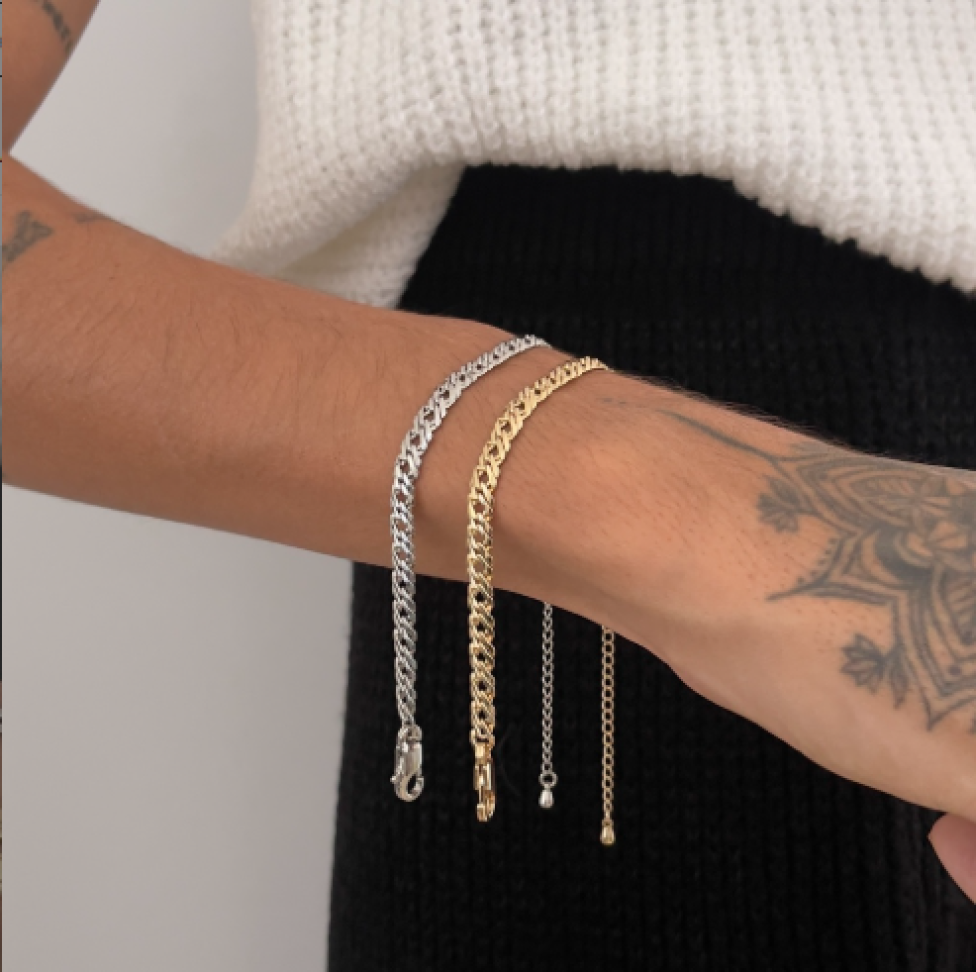 Pulseira Elos Trançados