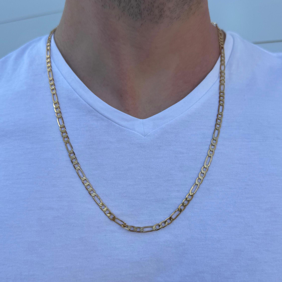 Colar Masculino 70cm Elo 3x1 Maxi