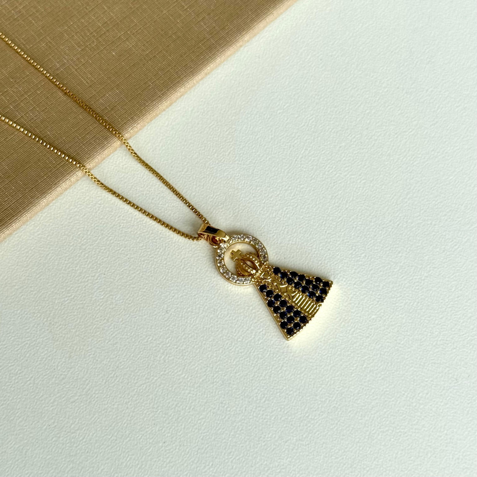 Colar Pingente Nossa Senhora Coroa