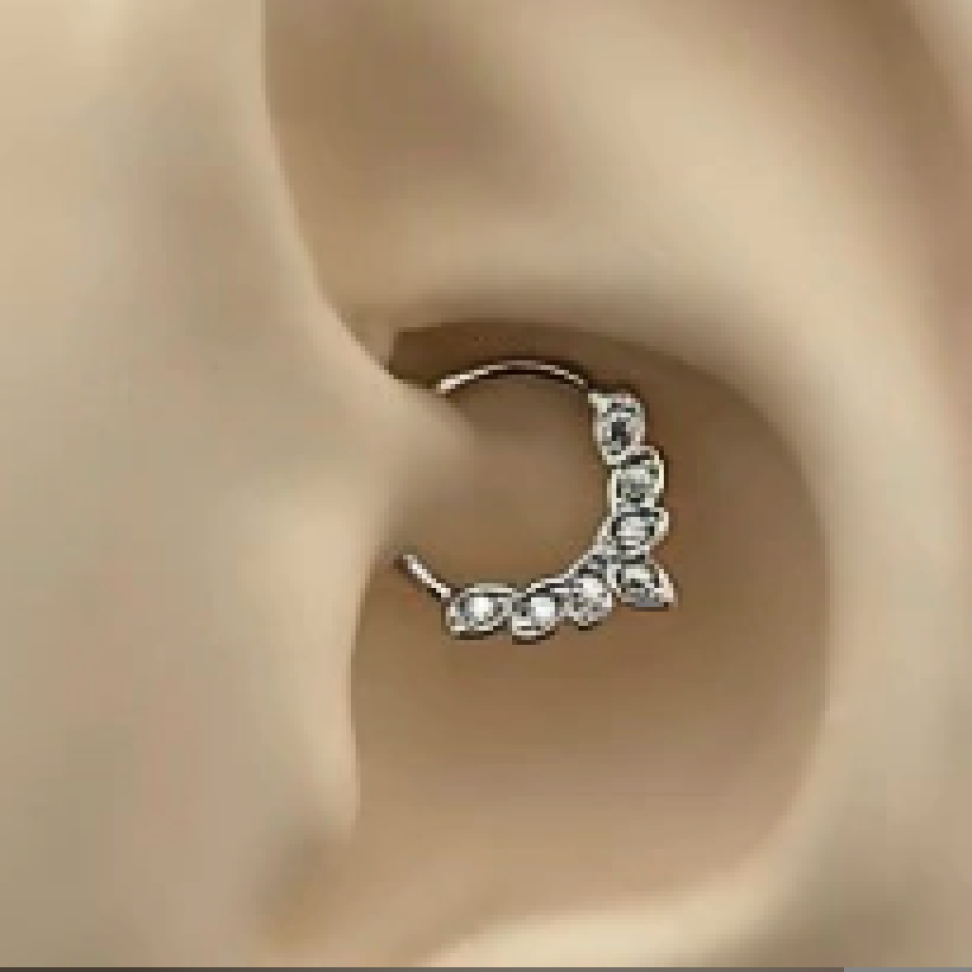 Piercing Argola Torção 7 Folhas