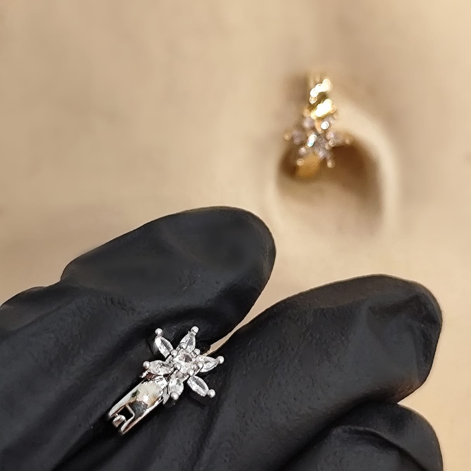Piercing Umbigo Argola D Flor