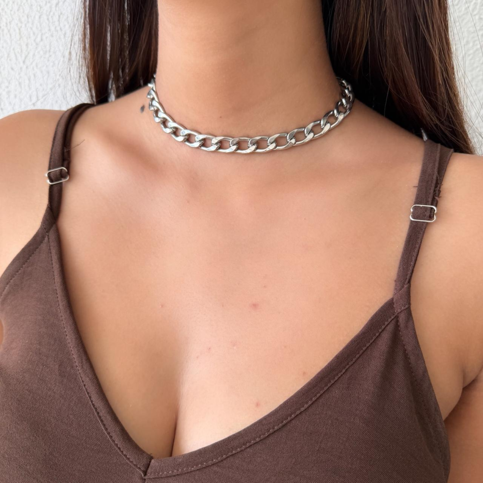 Colar Choker Elo Grumet