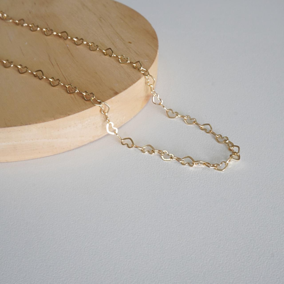 Colar Choker Corações Vazados - #3