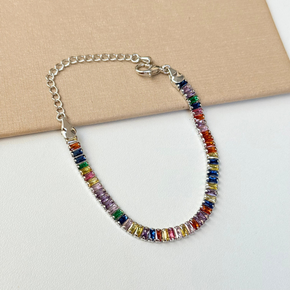 Pulseira Riviera Baguete Colors