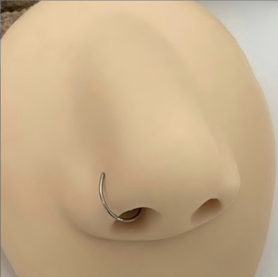 Piercing Nostril D-Ring