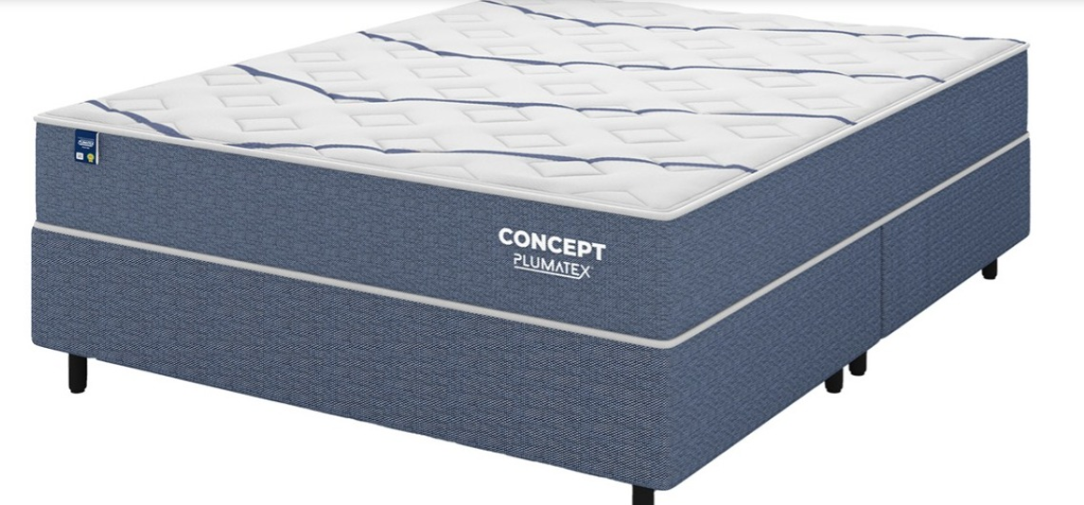 CJ BASE/COLCHÃO CONCEPT BLUE PLUMATEX 1,93 - #2