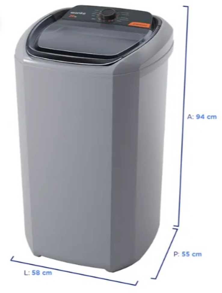 LAVADORA 20KG WANKE PREMIUM LWBE201T3 - #1
