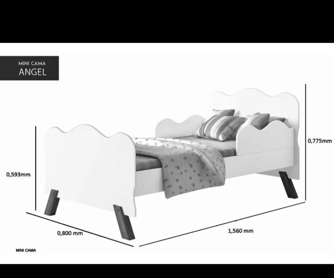 MINI CAMA SOLTEIRO ANGEL - #3