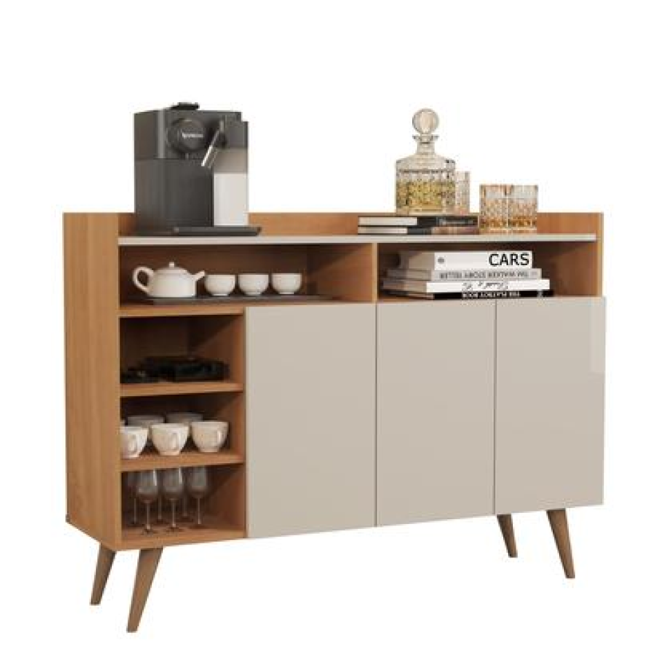 RACK SÃO MIGUEL BUFFET CELTA PRETO/NATURE/OFF WHITE - #2