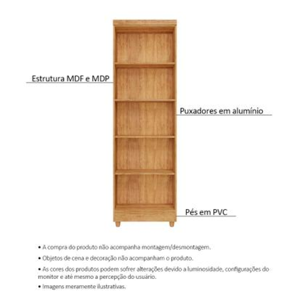 MULTIUSO SAPATEIRA RUD RACK ANNA CEDRO/BRANCO - #4