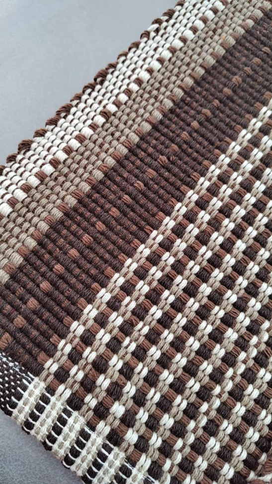 Tapete mini para banheiro Trama imperial 0,44x0,52 o par - #2