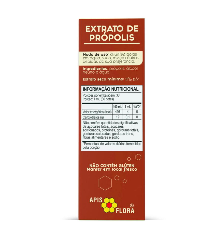 Extrato de Propolis MARROM C/ ÁLCOOL - 30ML - APIS FLORA - #2