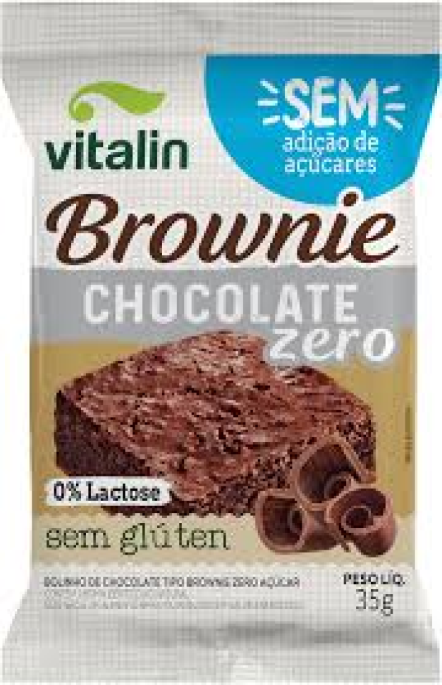 Brownie CHOCOLATE ZERO 35g (Vitalin)