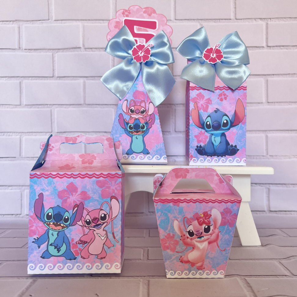Kit Personalizados Básico Tema Stitch e Angel - #2