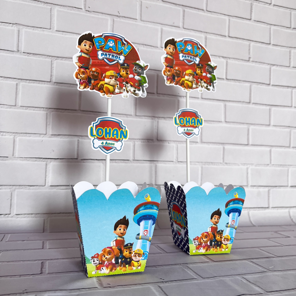 Centro de mesa Cachepô  Tema Patrulha canina - #2