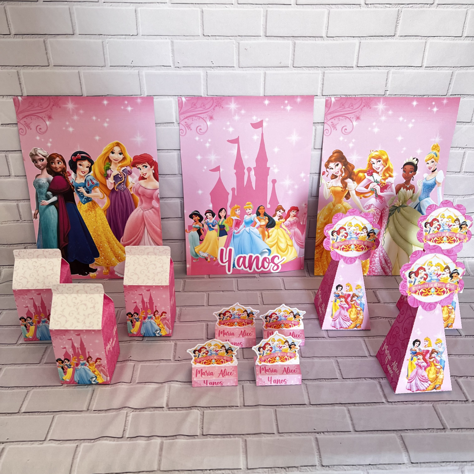 Kit só um Bolinho Tema As Princesas Da Disney - #2