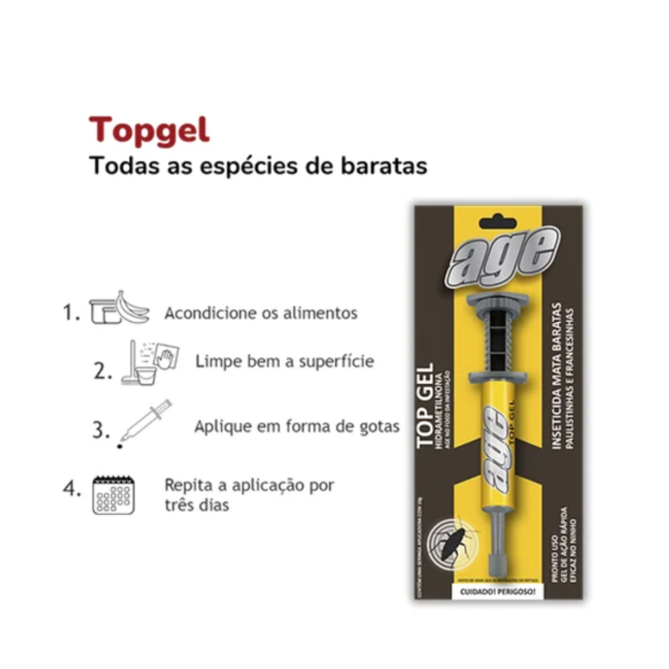 TOP GEL BARATICIDA 10G  AGE - #1