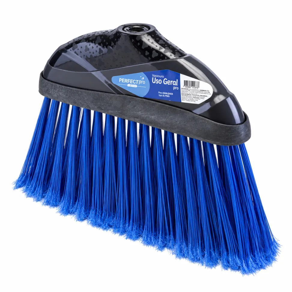 Vassoura uso geral color code azul sem cabo - [perfect pro]