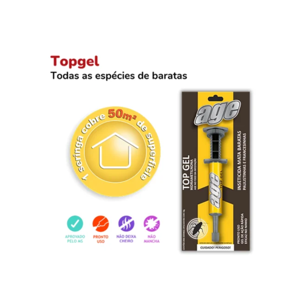 TOP GEL BARATICIDA 10G  AGE - #1