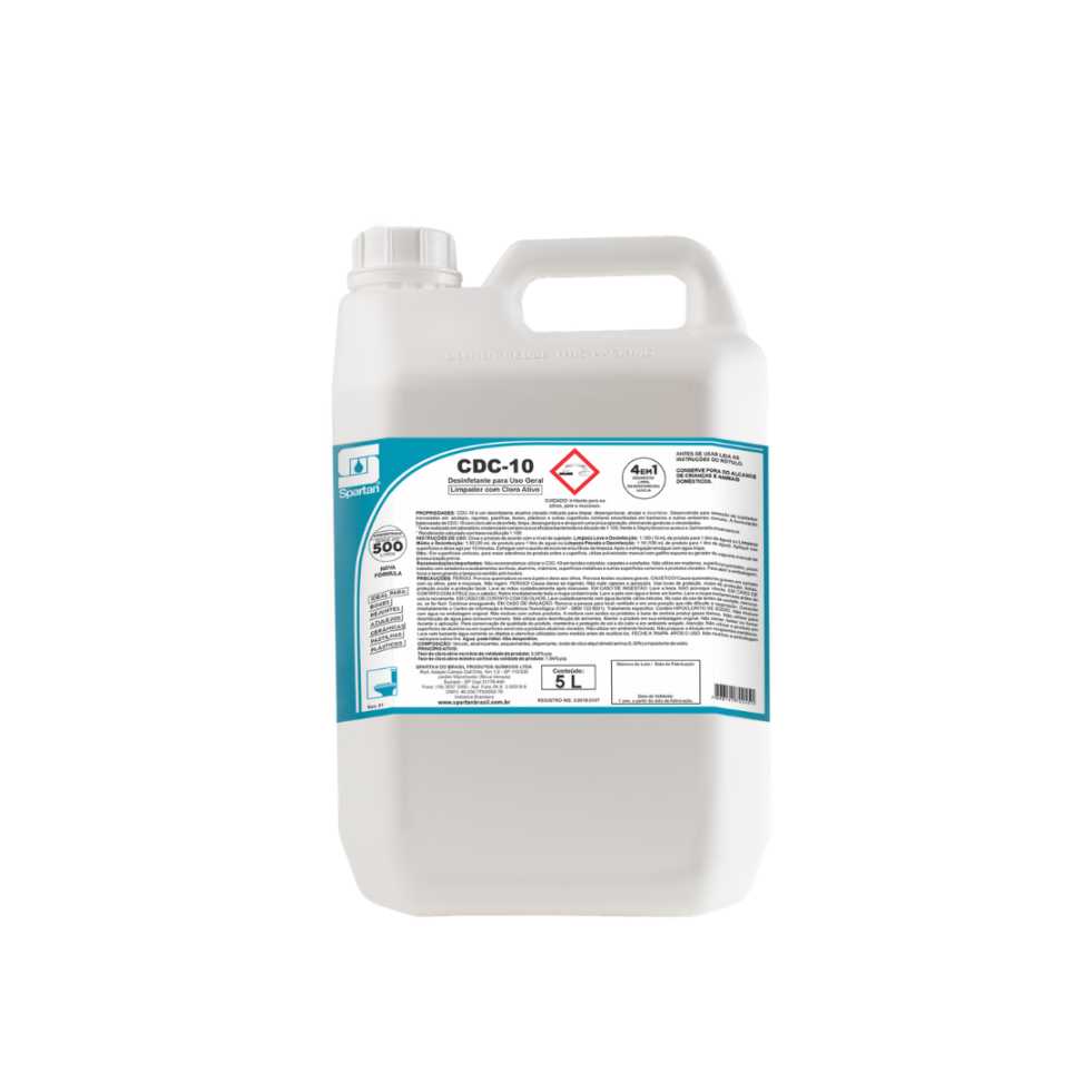 CDC-10 DETERGENTE CLORADO 5L SPARTAN