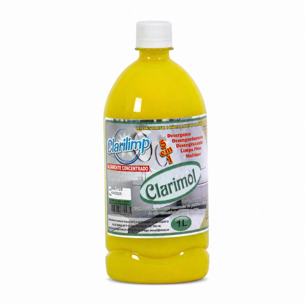Clarimol Limpador Multiuso 5 em 1 Concentrado 1L – Clarilimp