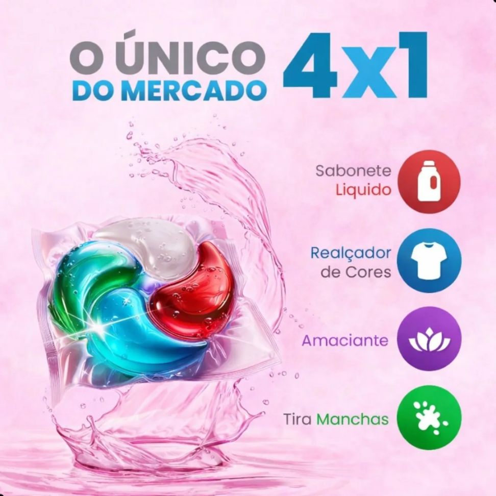 CAPSULAS LAVA ROUPAS AROMA INTENSO 16 UN WASH CAPS - #3