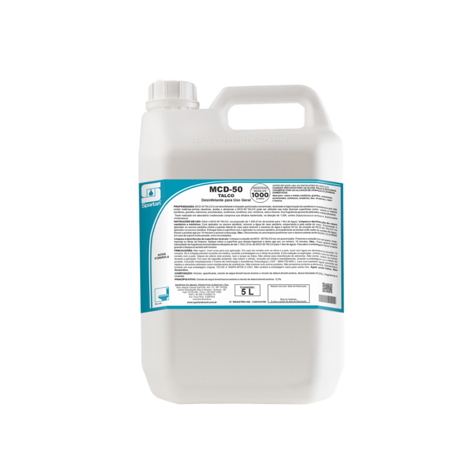 DESINFETANTE MCD-50 TALCO 5L  SPARTAN