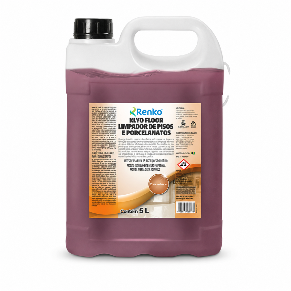 Limpador Pesado para Pisos e Porcelanatos Klyo Floor 5 L – Renko