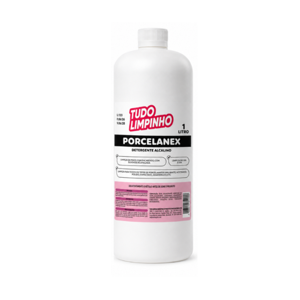 Limpador de Porcelanato Porcelanex 1 Litros - Tudo Limpinho