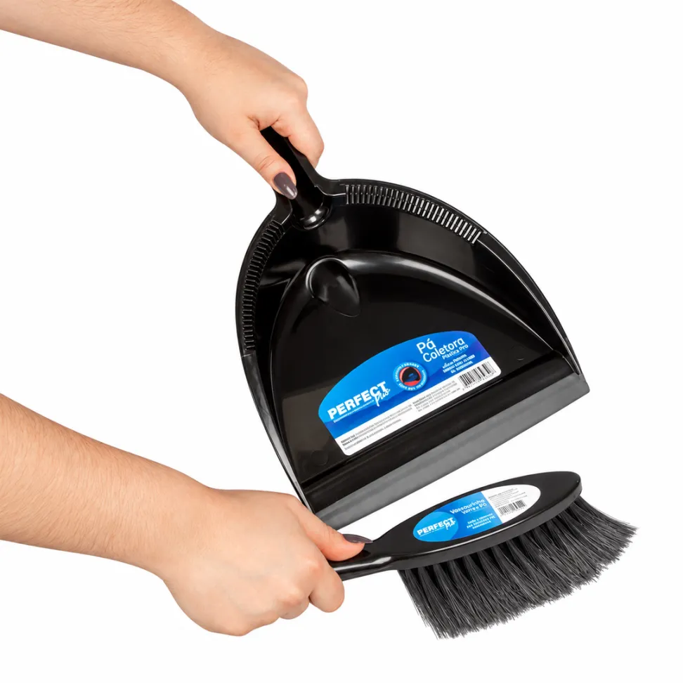 Kit pá e espanador preto- [perfect pro]
