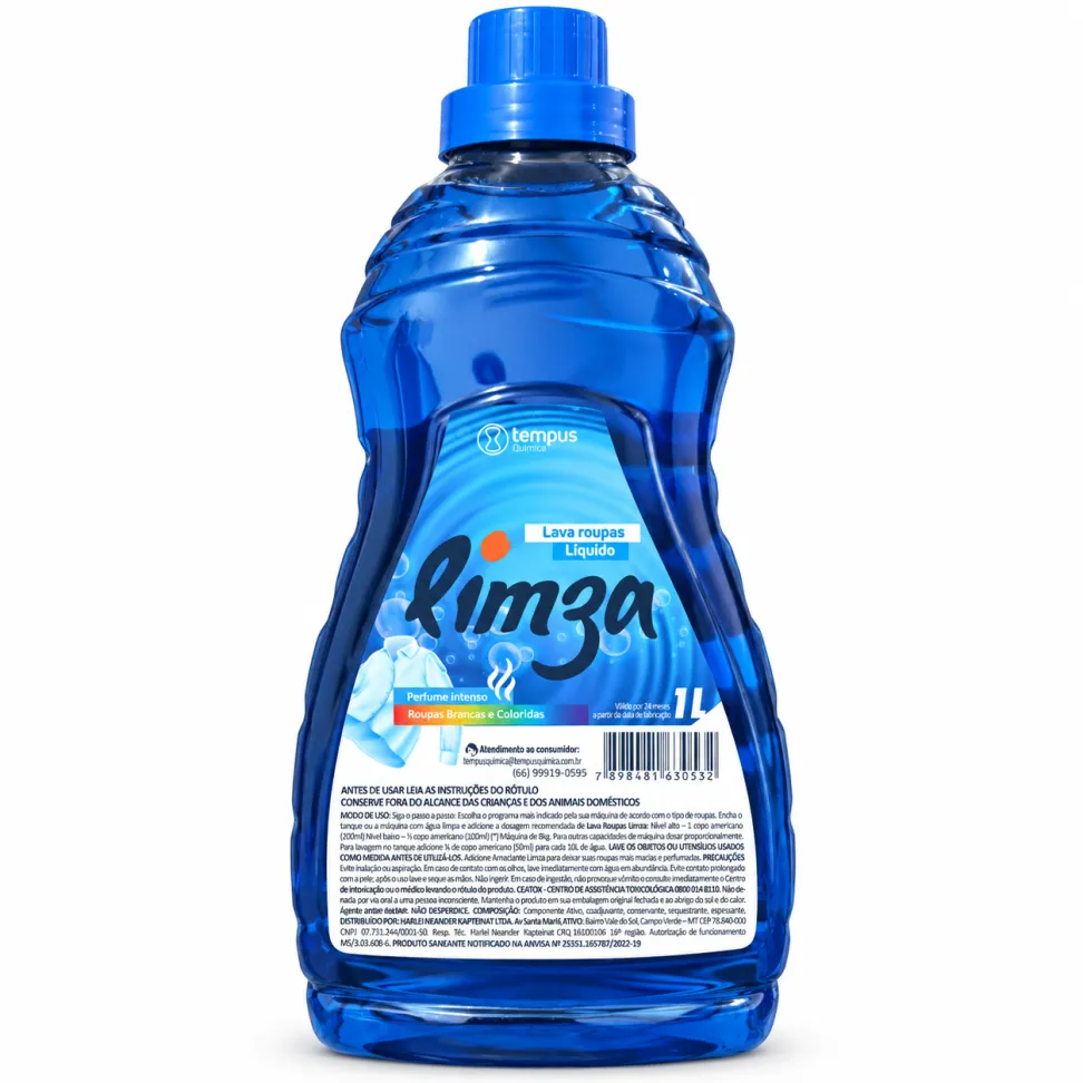Lava Roupas Líquido 1 L – Limza
