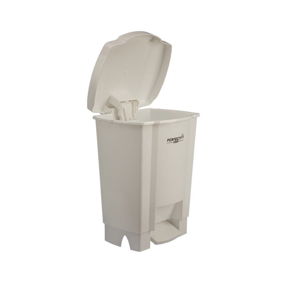 LIXEIRA 17L BRANCA - PEDAL  PERFECT - #2