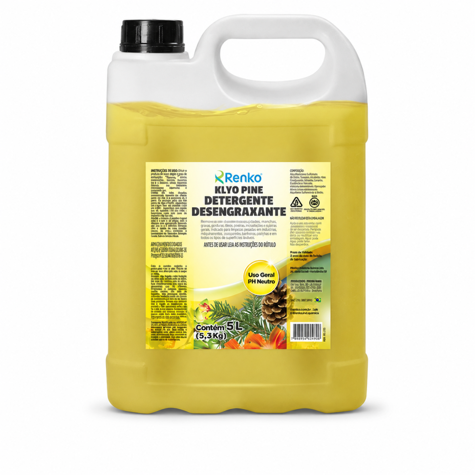 Detergente Desengraxante Klyo Pine 5 L – Renko