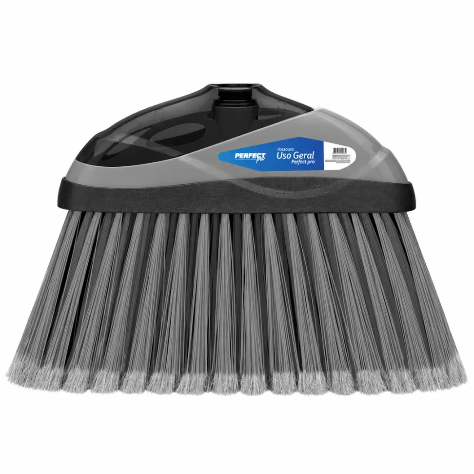 Vassoura uso geral preta sem cabo 23cm - [perfect pro]