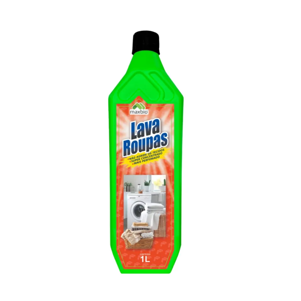 Lava-Roupas Concentrado 1 L – MaxBio