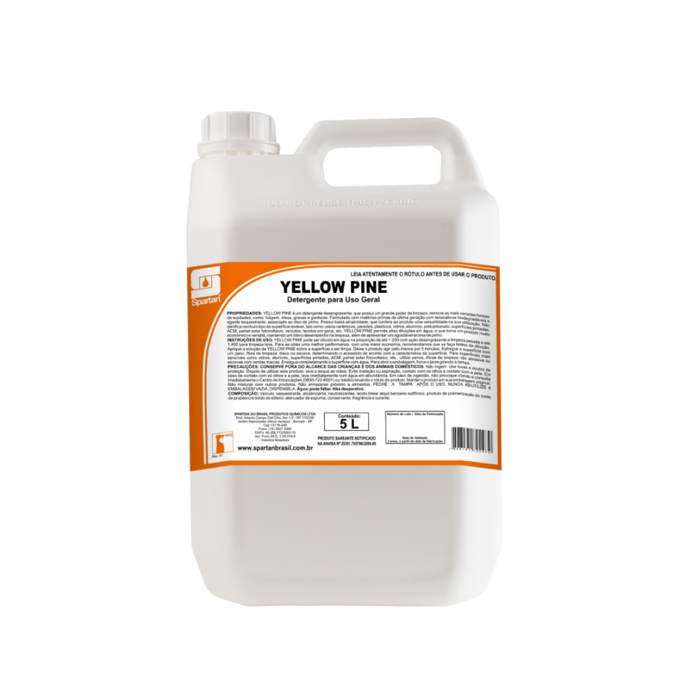 YELLOW PINE DETERGENTE GEL 5L SPARTAN