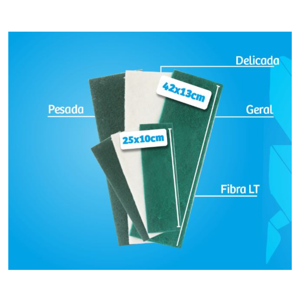 FIBRA LIMPEZA GERAL PLUS 42X13CM (GRANDE) - #2