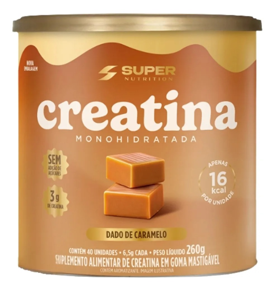 Creatina MONOHIDRATADA  - SABOR CARAMELO - 260G