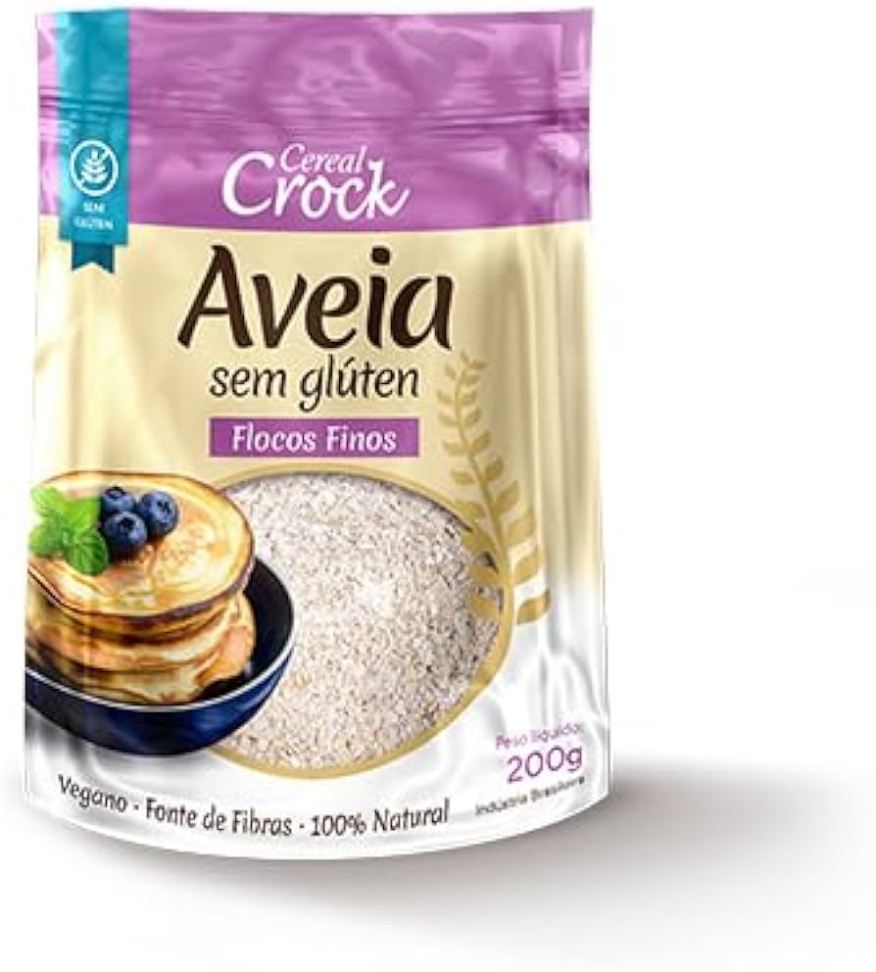 aveia FLOCOS FINOS SEM GLUTEM - 200G CEREAL CROCK