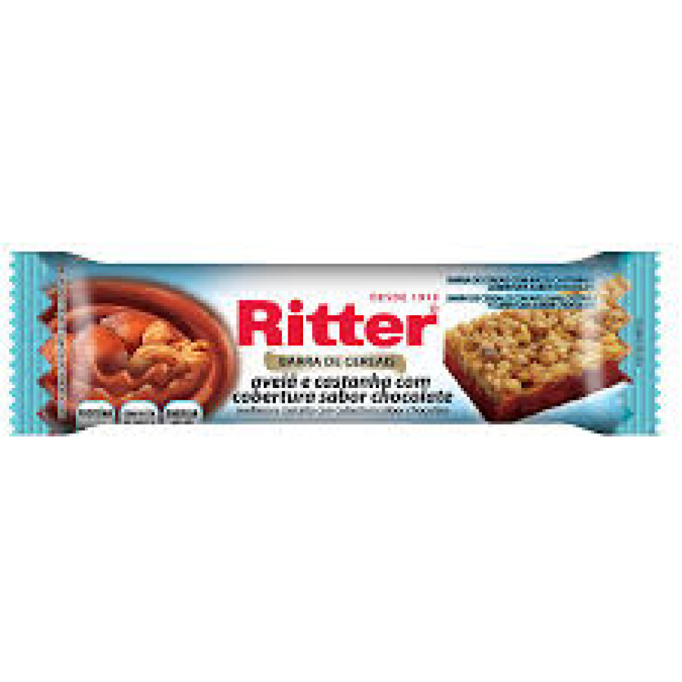 Barra DE CEREAL - RITTER- AVELA E CASTANHA - C/ CHOCOLATE -25g