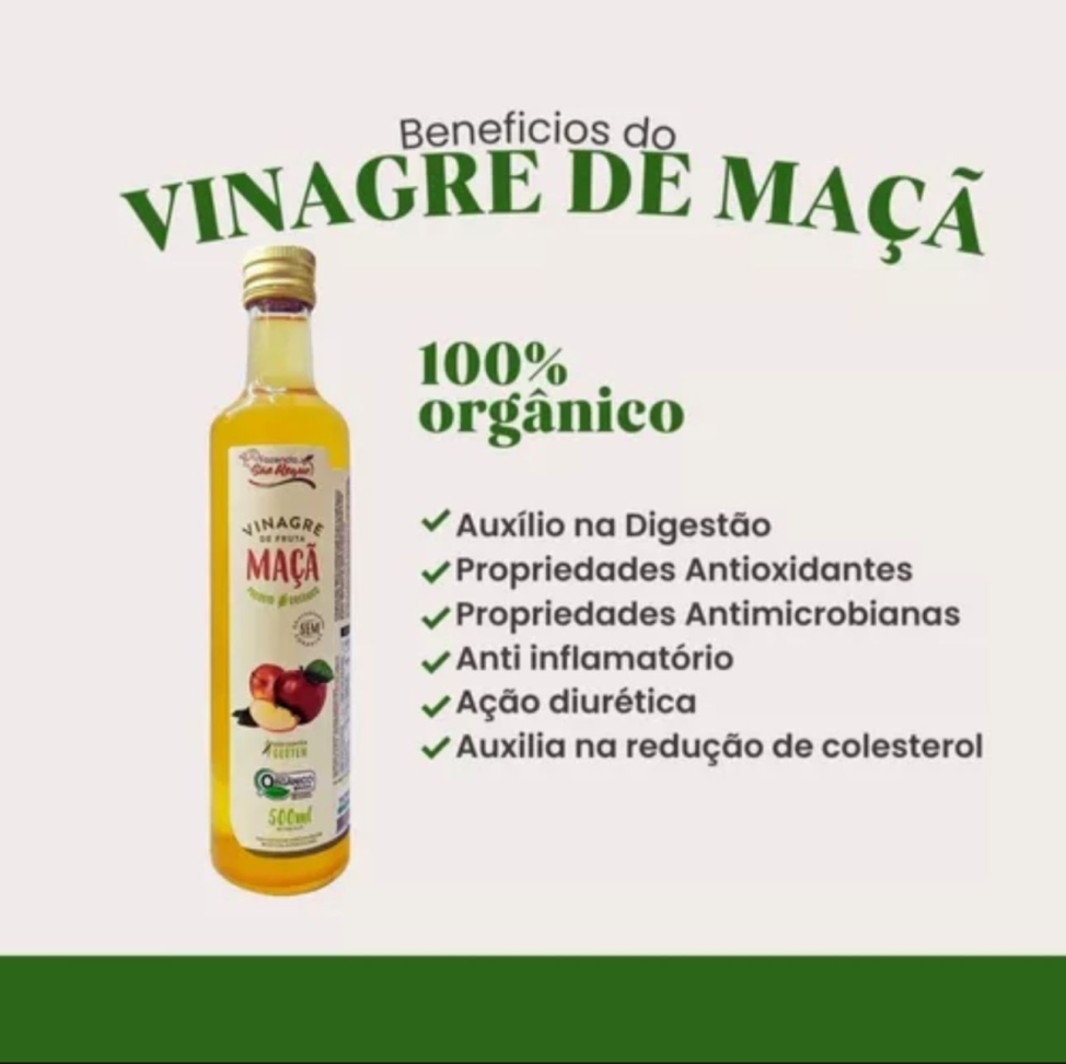 Vinagre de Maca - ORGANICO - 500ml - #1