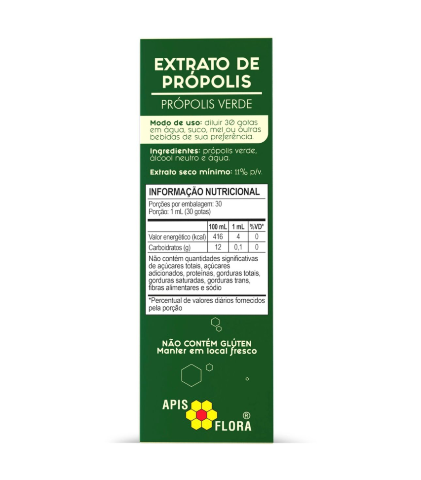 Extrato de Propolis VERDE C/ ÁLCOOL - 30ml - APIS FLORA - #1