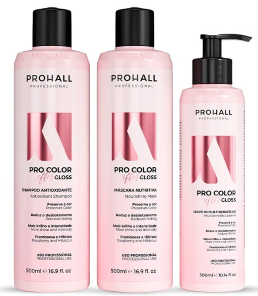 Pro Color After Gloss – Kit para Cabelos Coloridos e Protegidos
