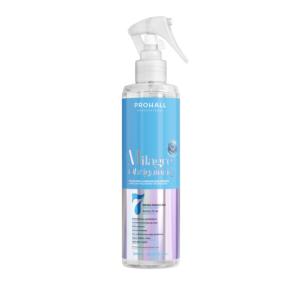 Água Lamelar Milagre Obrigatório - Antifrizz e Desembaraço em segundos