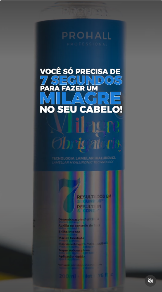 Água Lamelar Milagre Obrigatório - Antifrizz e Desembaraço em segundos