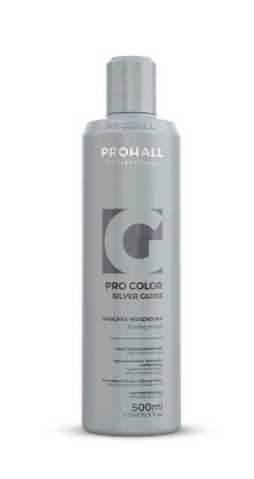 Matizador Efeito Loiro Branco Silver Gloss 500ML